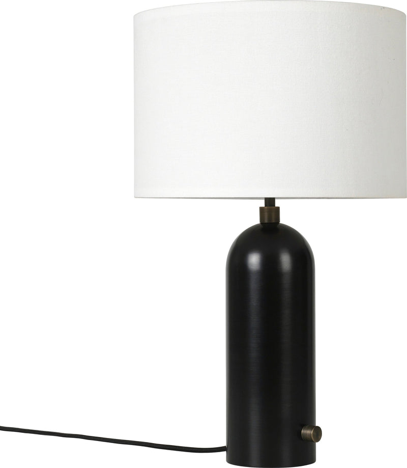 Gravity Table Lamp - Small - Gubi - Floor Lamps - Black Marble - Canvas - HORNE