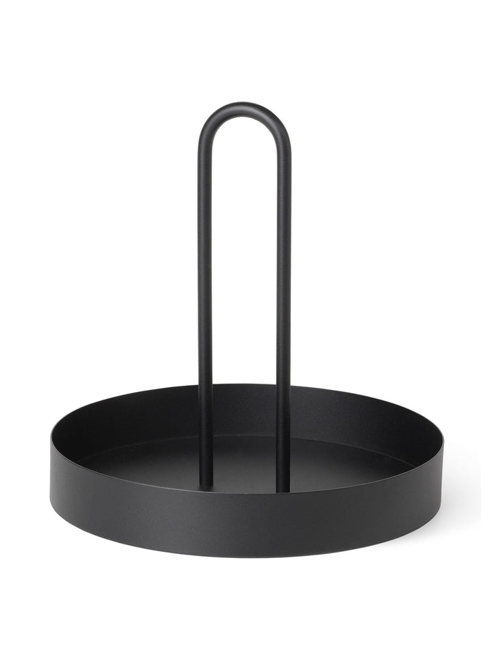 Grib Tray - Ferm Living - Storage + Organization - Black - HORNE