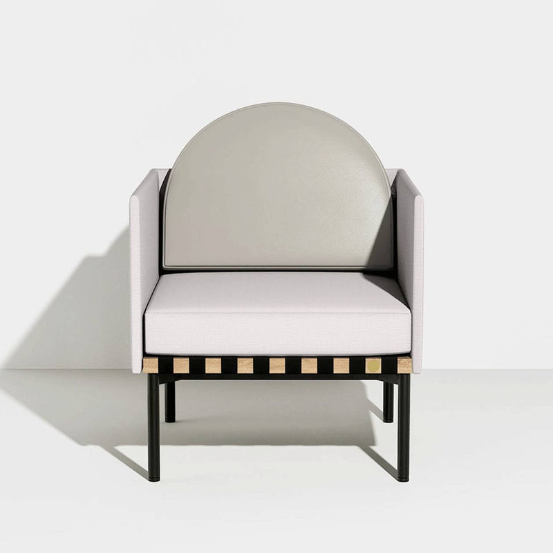 Grid Armchair - Petite Friture - Chairs - Grey - Black - HORNE