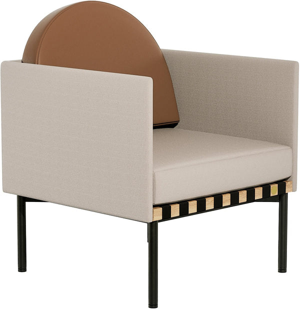 Grid Armchair - Petite Friture - Chairs - Grey - Beige - HORNE