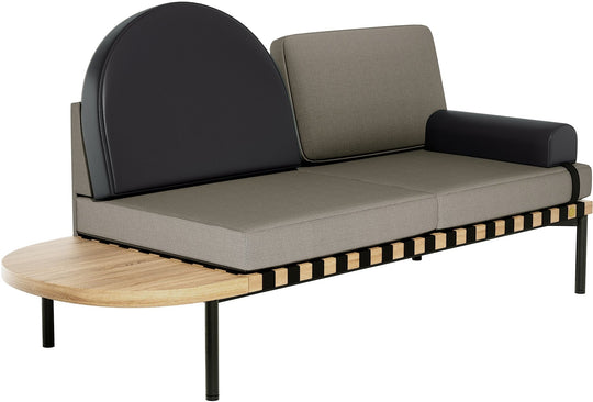 Grid Daybed - Petite Friture - Sofas - Grey - Black - HORNE