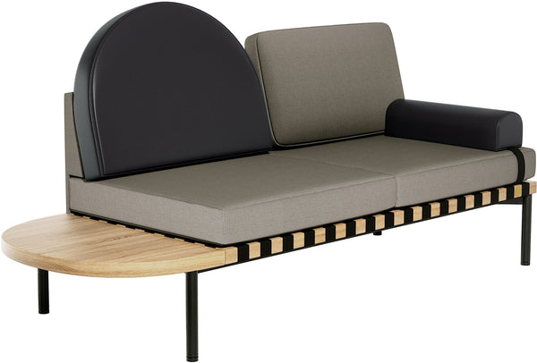 Grid Daybed - Petite Friture - Sofas - Grey - Black - HORNE