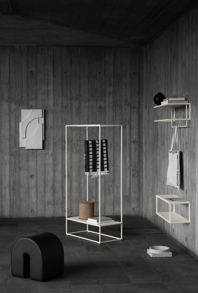 Grid Wall Shelf - Kristina Dam - Shelving - Beige - HORNE