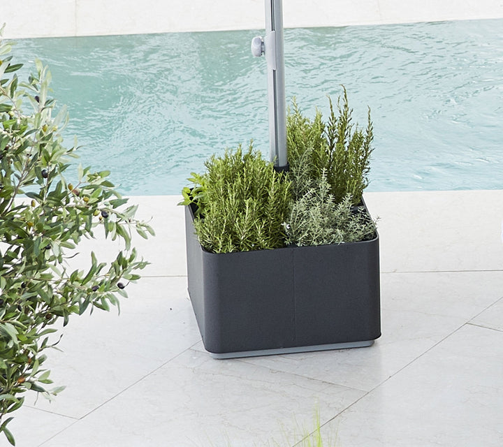 Grow Parasol Base With Wheels - Cane Line - Planters - HORNE