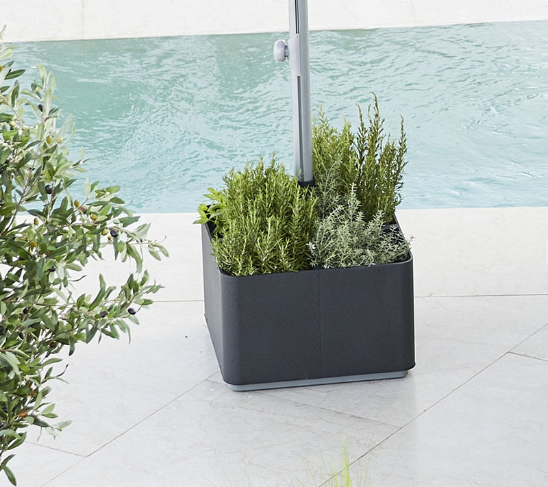 Grow Parasol Base With Wheels - Cane Line - Planters - HORNE