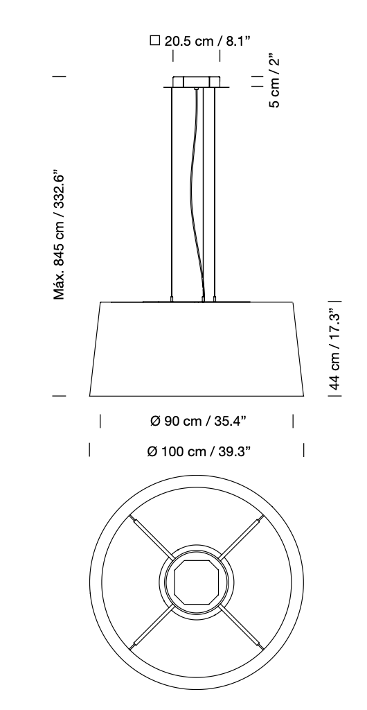 GT1000 Pendant - Santa & Cole - Pendants - Natural - HORNE