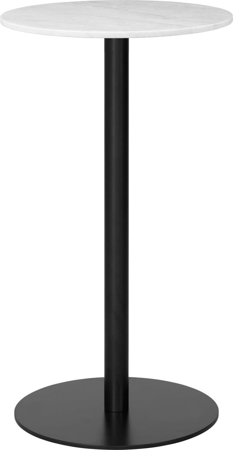 Gubi 1.0 Bar Table - Ø60 - Gubi - Tables + Desks - Black - Black Marquina - HORNE