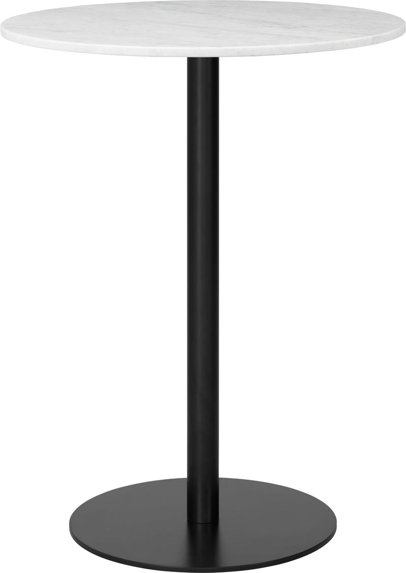 Gubi 1.0 Bar Table - Ø80 - Gubi - Tables + Desks - Black - Black Marquina - HORNE