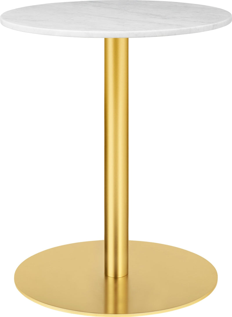 Gubi 1.0 Dining Table - Ø60 - Gubi - Tables + Desks - Black - Black Marquina - HORNE