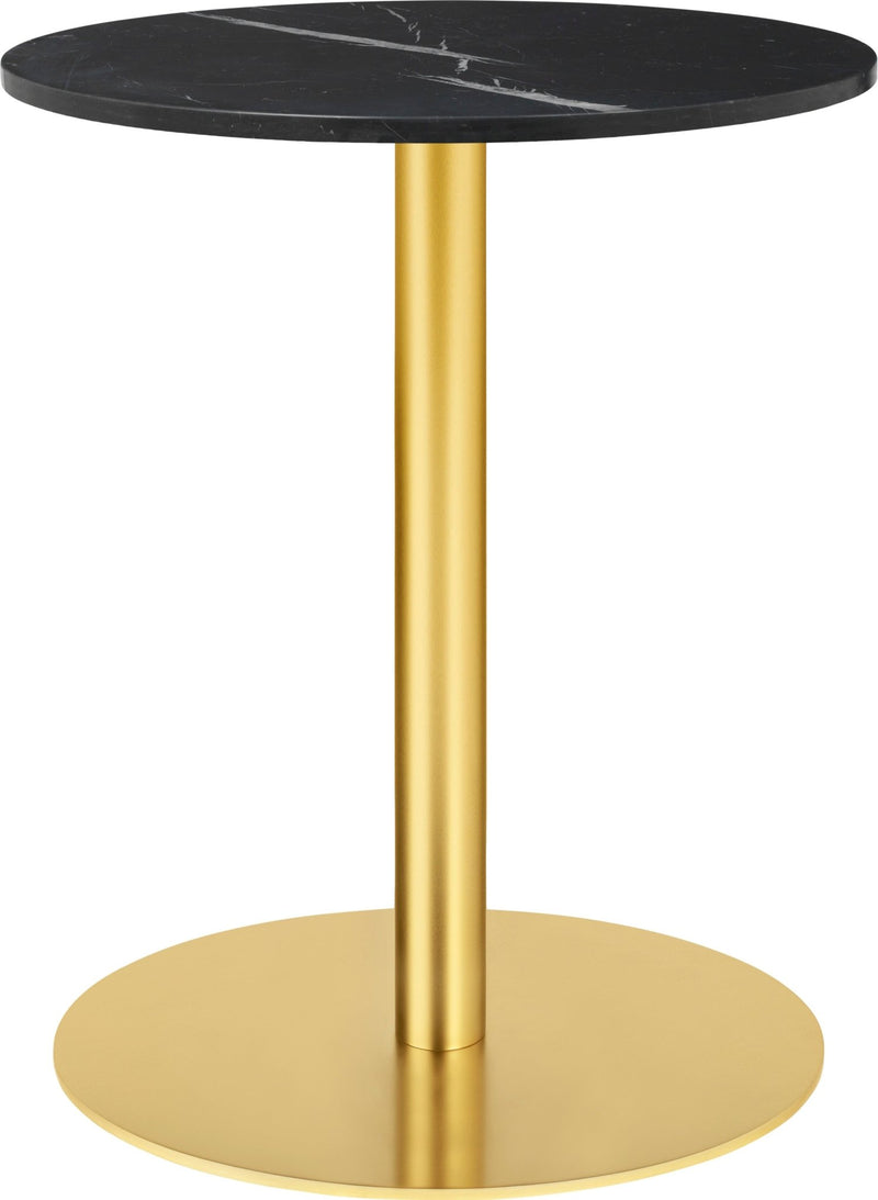 Gubi 1.0 Dining Table - Ø60 - Gubi - Tables + Desks - Black - Black Marquina - HORNE