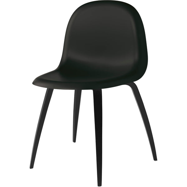 Gubi 3D Chair Hi-Rek PP Plastic Shell - Wood Base