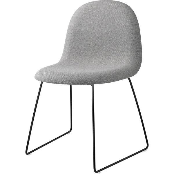 Gubi 3D Chair Upholstered - Sled Base