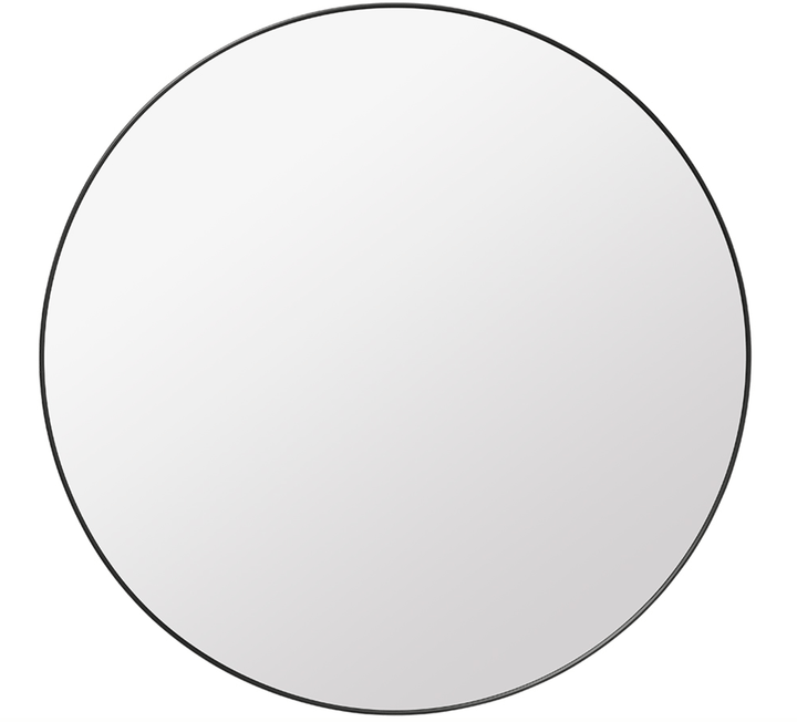 Gubi Round Mirror - Gubi - Mirrors - Black Brass - HORNE