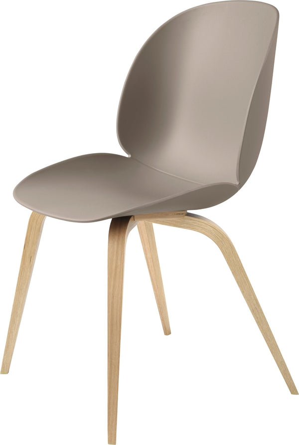 Beetle Dining Chair - Oak Base - Gubi - Chairs - New Beige - HORNE