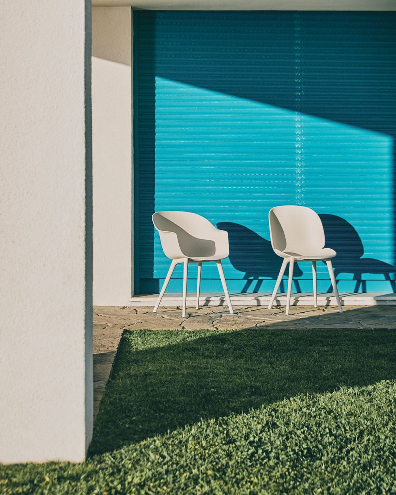 Beetle Dining Chair - Outdoor - Gubi - Outdoor Furniture - Alabaster White - HORNE