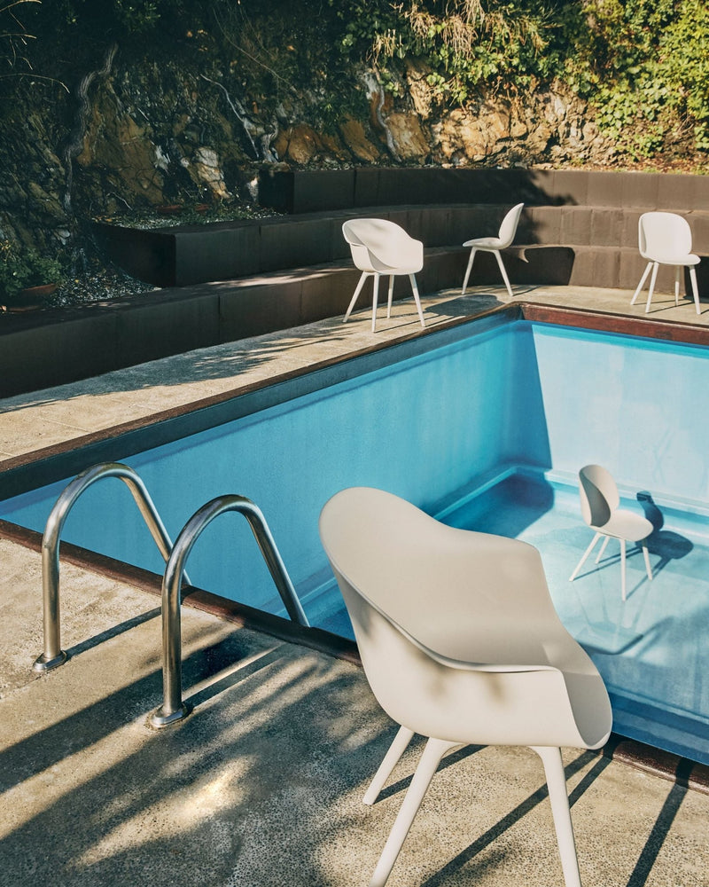 Beetle Dining Chair - Outdoor - Gubi - Outdoor Furniture - Alabaster White - HORNE