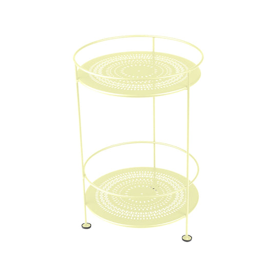 Guinguette Side Table - Fermob - Outdoor Furniture - Frosted Lemon - HORNE