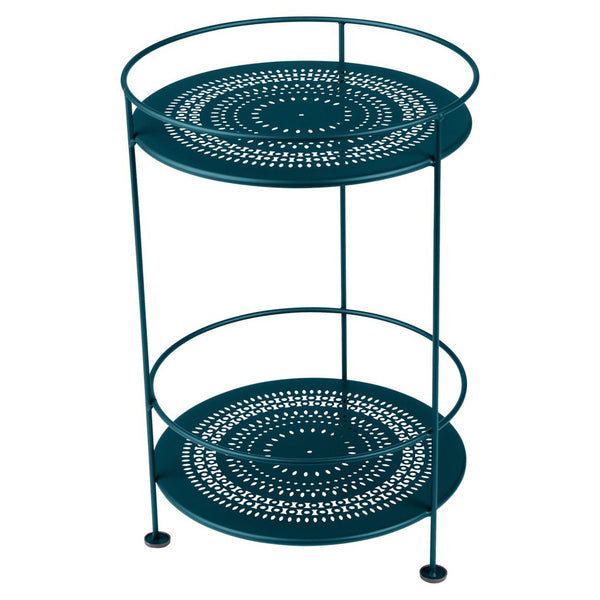 Guinguette Side Table - Fermob - Outdoor Furniture - Acapulco Blue - HORNE