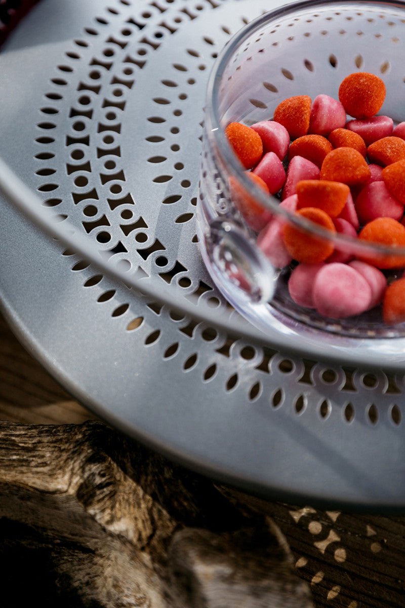 Guinguette Side Table - Fermob - Outdoor Furniture - Acapulco Blue - HORNE