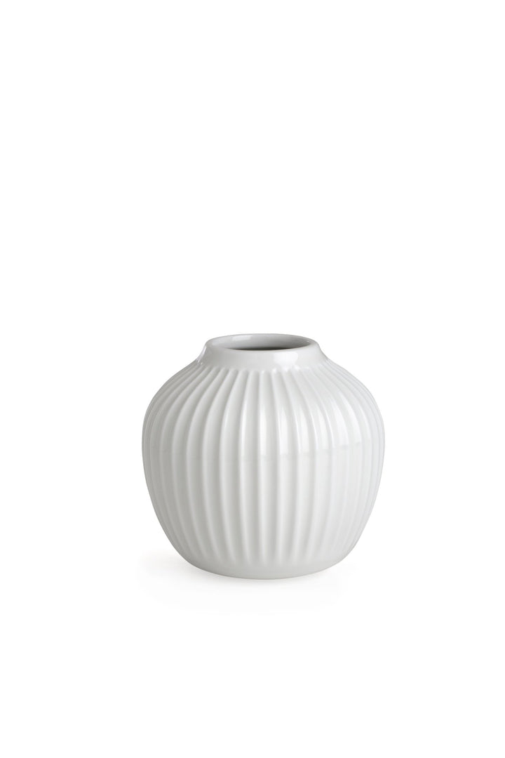 Hammershøi Vase - White - Kähler - Vases - 5.3"Ø - HORNE