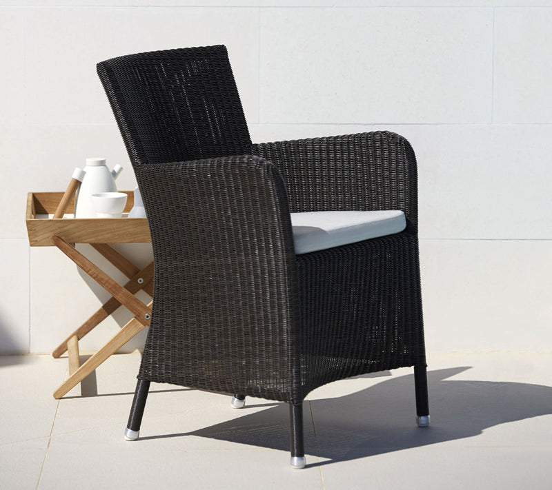 Hampsted Chair - Cane Line - Outdoor Furniture - Taupe - Grey Natté - HORNE