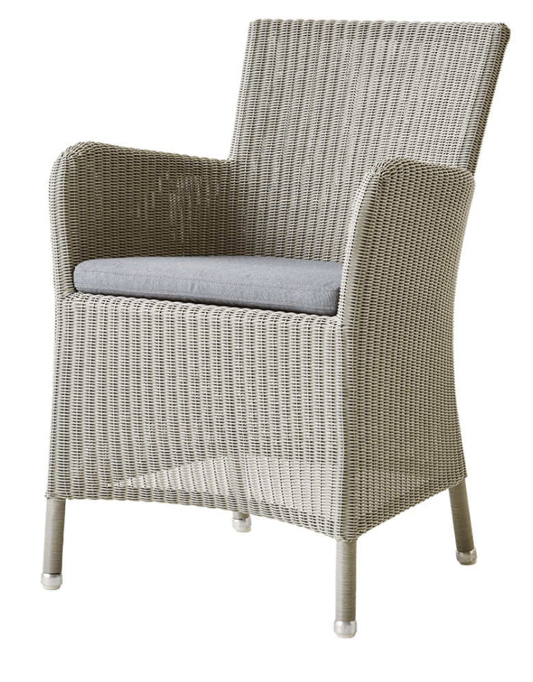 Hampsted Chair - Cane Line - Outdoor Furniture - Taupe - Grey Natté - HORNE