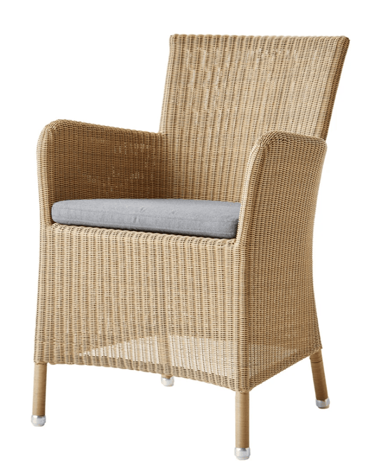 Hampsted Chair - Cane Line - Outdoor Furniture - Natural - Grey Natté - HORNE