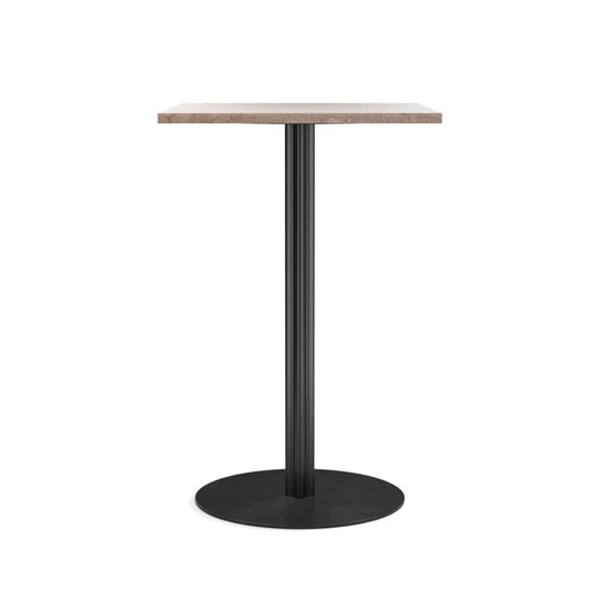 Harbour Column Counter Table - 24" x 28" - Audo Copenhagen - Tables + Desks - Sand Stone - HORNE
