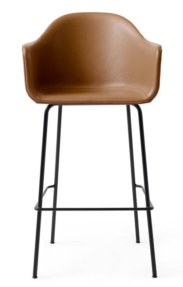 Harbour Counter Chair - Audo Copenhagen - Chairs - Cognac Dakar Leather 0250 - HORNE