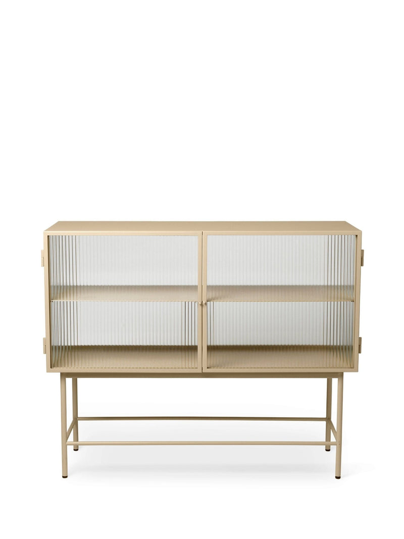 Haze Sideboard - Ferm Living - Storage + Organization - Black - Reeded - HORNE