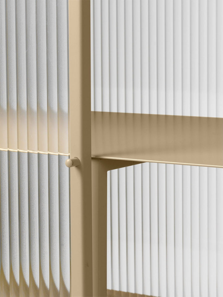 Haze Sideboard - Ferm Living - Storage + Organization - Cashmere - Reeded - HORNE