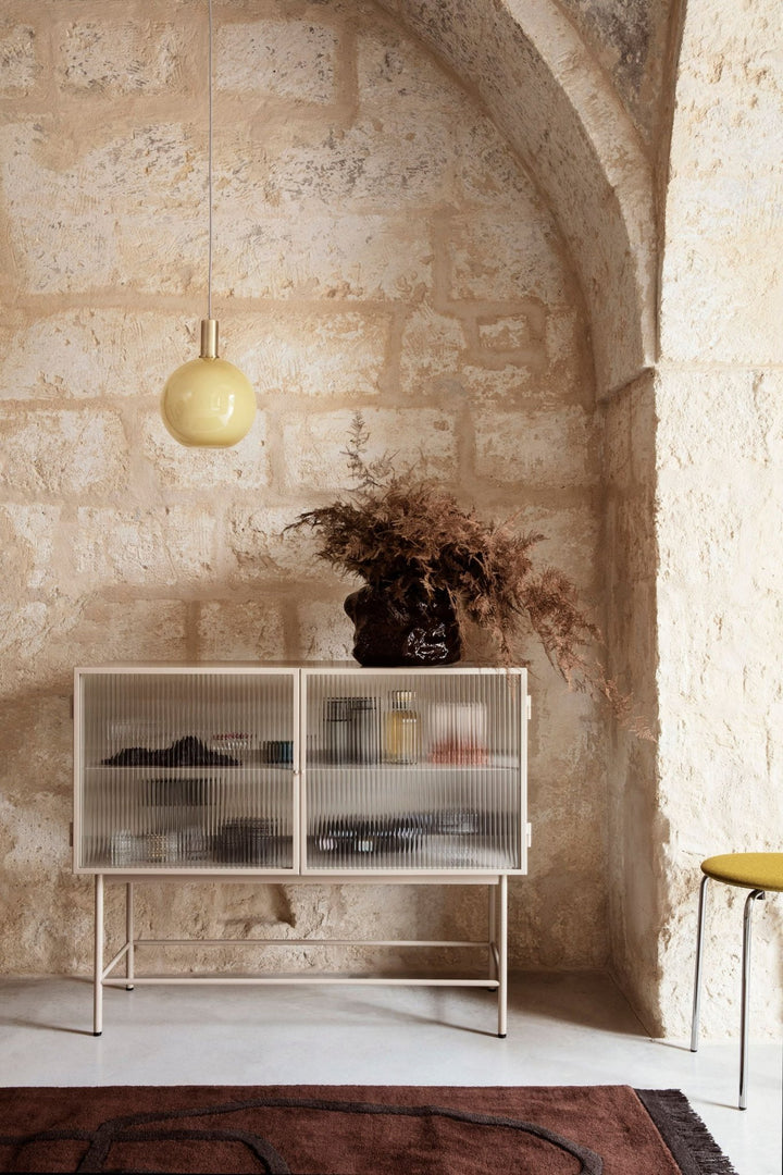 Haze Sideboard - Ferm Living - Storage + Organization - Cashmere - Reeded - HORNE