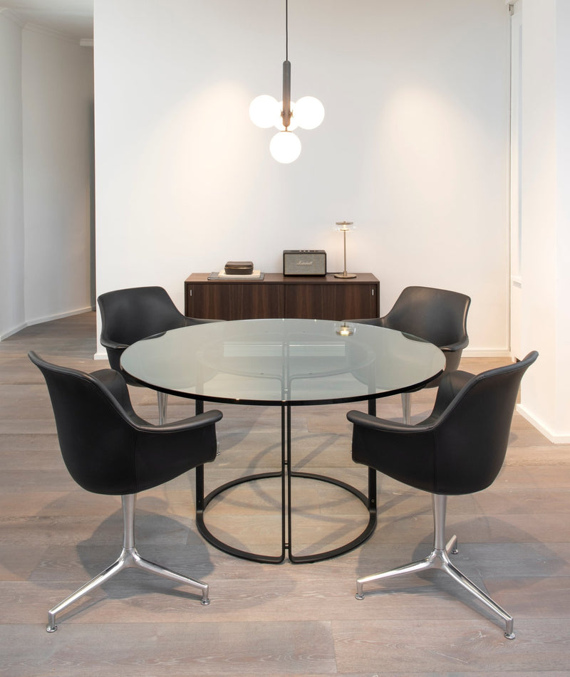 HB 120 Dining Table - Lange Production - Tables - Marble - Stainless Steel - HORNE