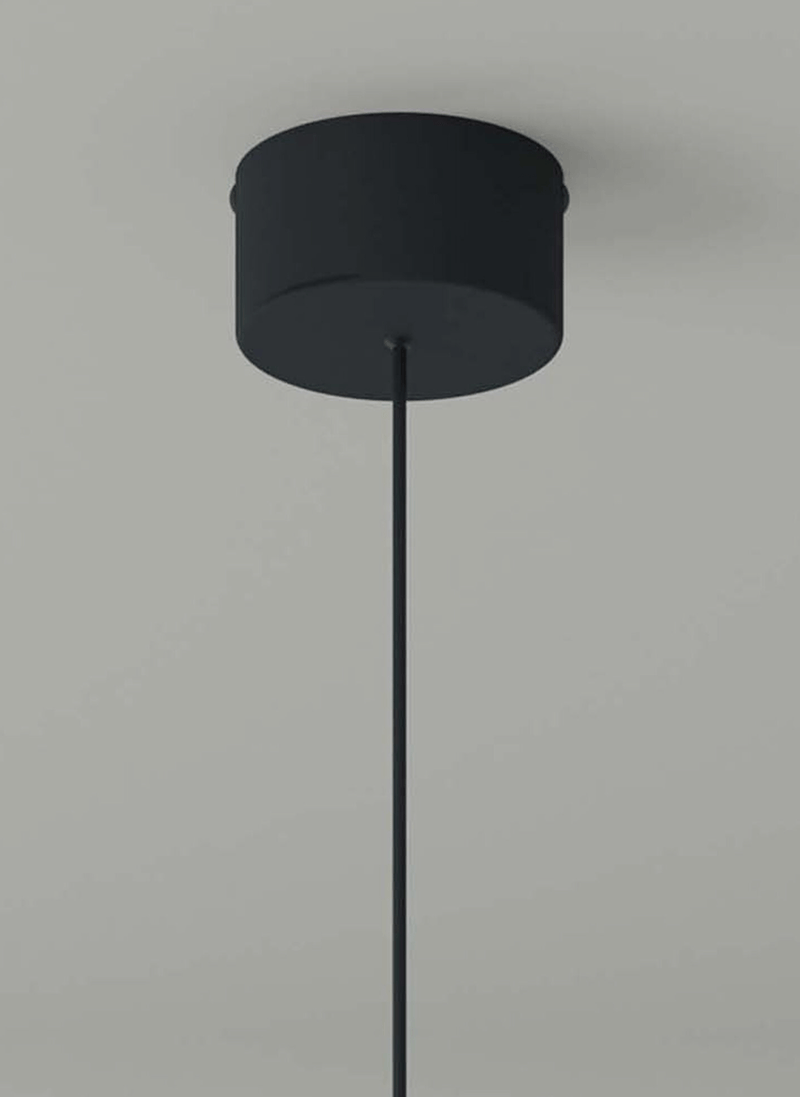 HeadHat Bowl Pendant - Large - Santa & Cole - Pendants - Black - 3 m / 118.1