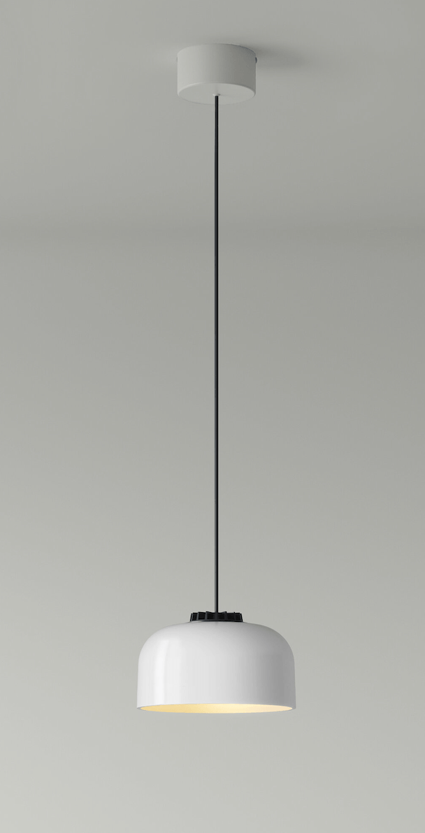 HeadHat Bowl Pendant - Large - Santa & Cole - Pendants - Black - 3 m / 118.1