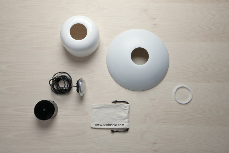 HeadHat Bowl Pendant - Large - Santa & Cole - Pendants - Black - 3 m / 118.1