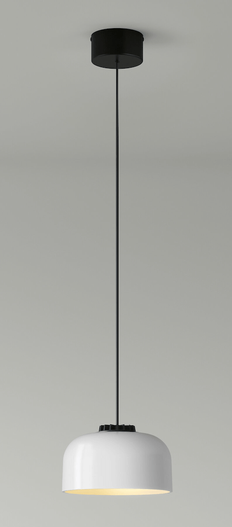 HeadHat Bowl Pendant - Large - Santa & Cole - Pendants - Black - 3 m / 118.1