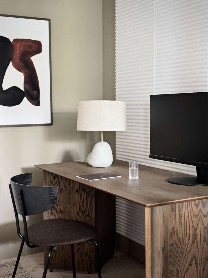 Hebe Lamp Base - Ferm Living - Tables + Desks - Large - Off - White - HORNE