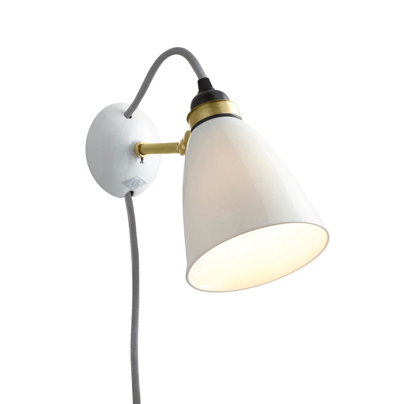 Hector 30 Wall Light - Plug/Switch/Cord - Original BTC - Wall Sconces - Black - HORNE