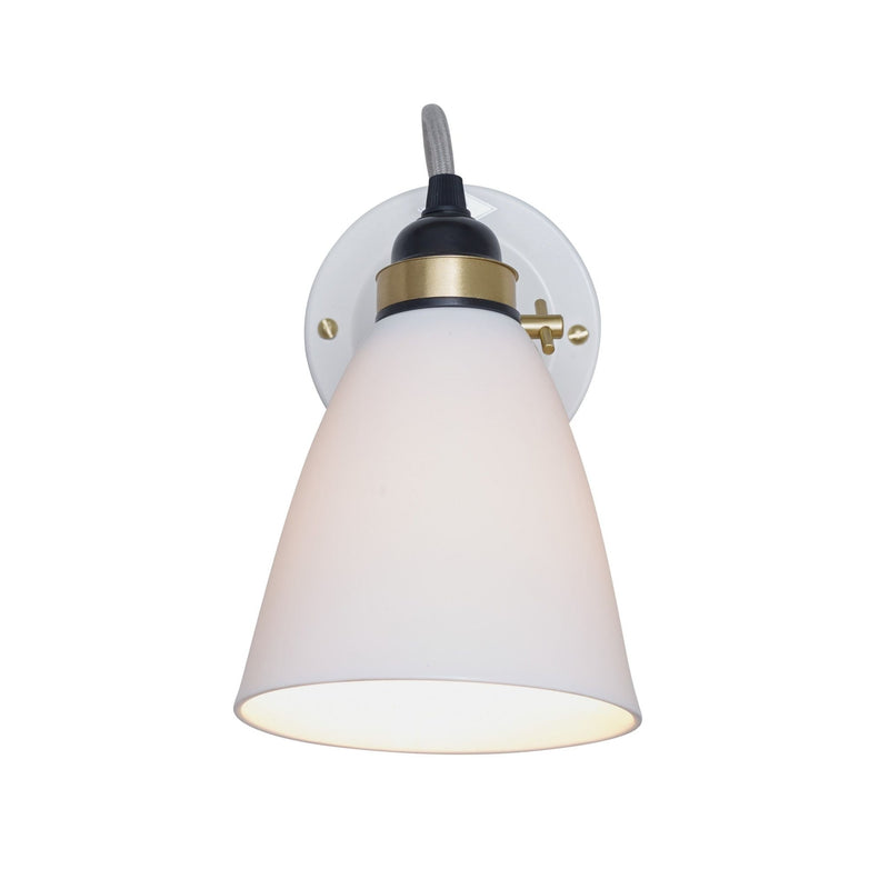 Hector 30 Wall Light - Plug/Switch/Cord - Original BTC - Wall Sconces - Black - HORNE