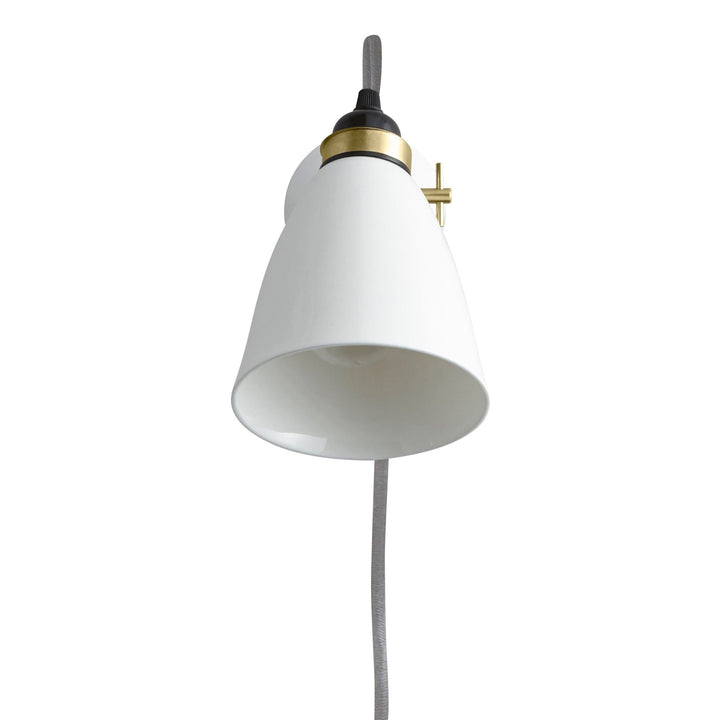 Hector 30 Wall Light - Plug/Switch/Cord - Original BTC - Wall Sconces - Grey - HORNE