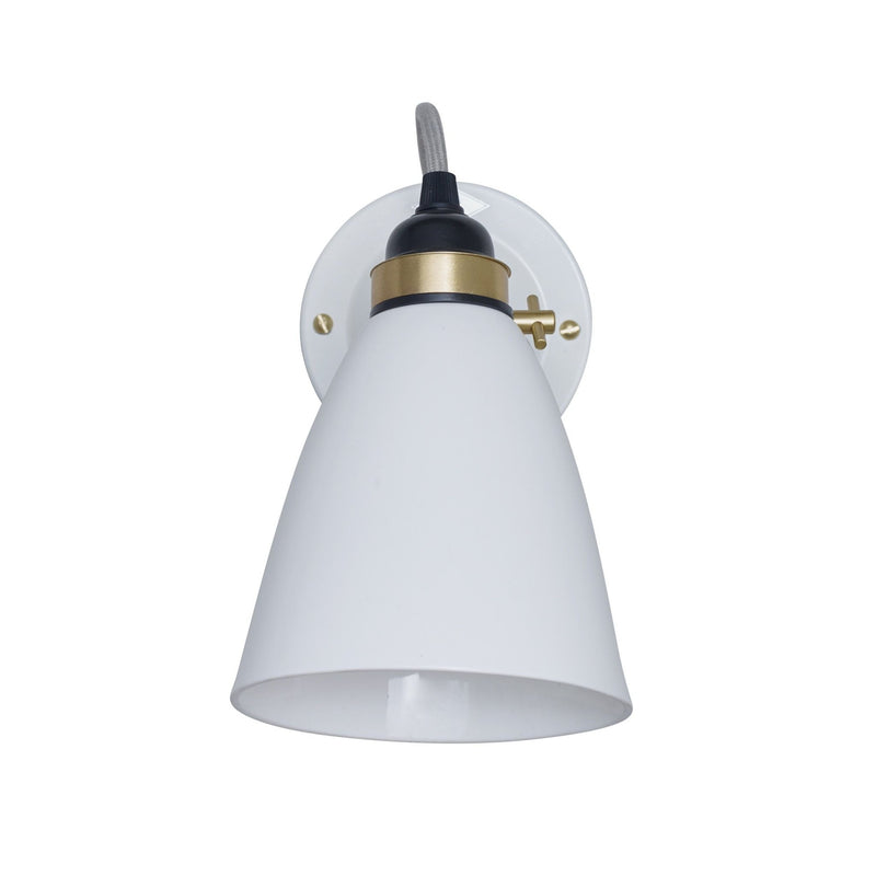 Hector 30 Wall Light - Plug/Switch/Cord - Original BTC - Wall Sconces - Black - HORNE