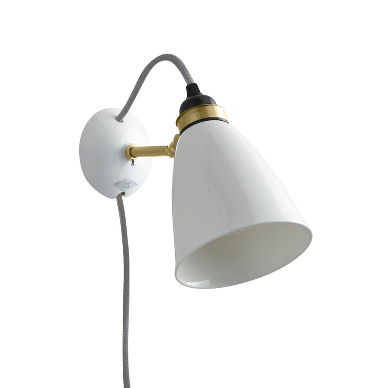 Hector 30 Wall Light - Plug/Switch/Cord - Original BTC - Wall Sconces - Black - HORNE