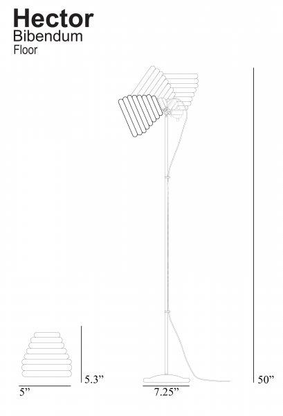 Hector Bibendum Floor Lamp - Original BTC - Floor Lamps - Yellow - HORNE