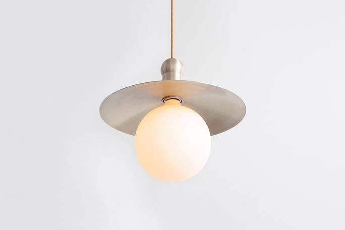 Helios Cord Pendant - Workstead - Pendants - Hewn Brass - HORNE