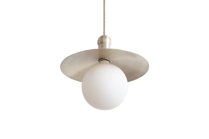 Helios Cord Pendant - Workstead - Pendants - Hewn Brass - HORNE
