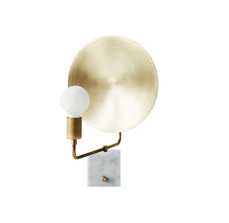 Helios Table Lamp - Workstead - Table + Task - Hewn Brass - HORNE