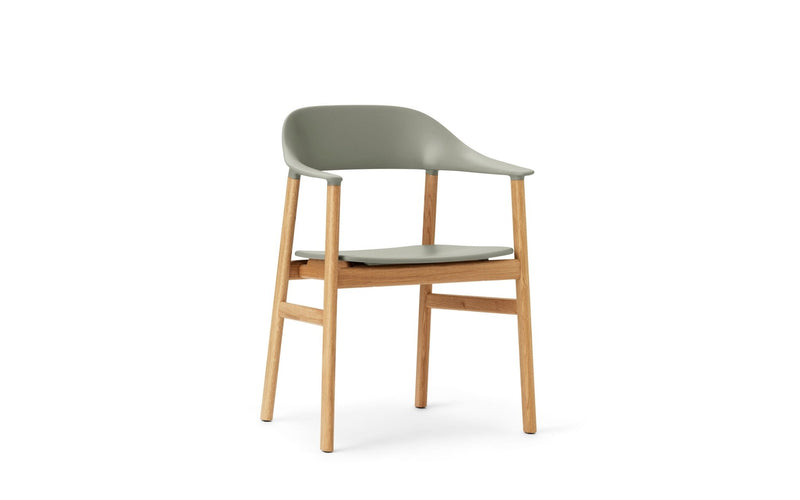 Herit Armchair - Oak - Normann Copenhagen - Chairs - Grey - HORNE