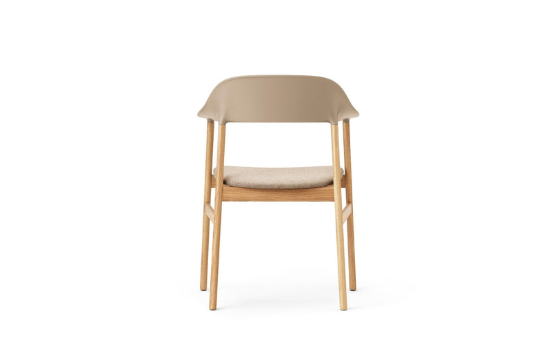 Herit Armchair - Oak - Upholstered Seat - Normann Copenhagen - Chairs - Synergy Grey - HORNE