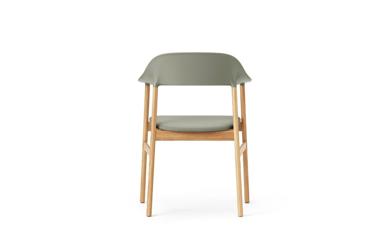 Herit Armchair - Oak - Upholstered Seat - Normann Copenhagen - Chairs - Synergy Grey - HORNE